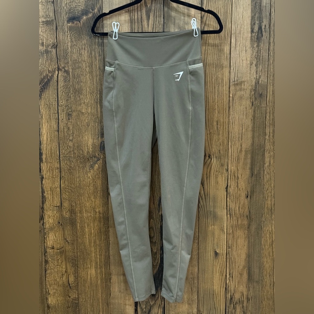 Gymshark Olive Green Leggings | Size S